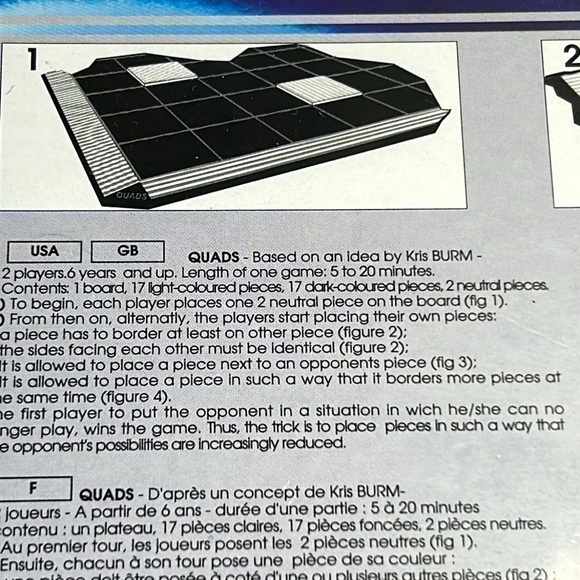 NWT Quads (1996) Strategy Board Game by Gigamic - Picture 4 of 5
